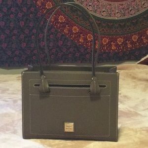 Dooney & Bourke Janine Satchel Taupe Handbag